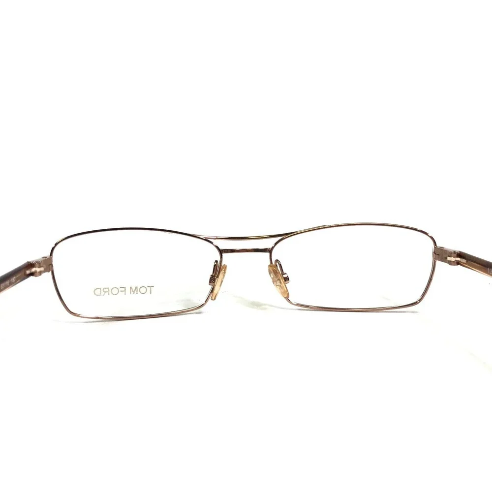 Tom Ford Eyeglasses Frames TF5024 268 Brown Rectangular Full Wire Rim 52-16-130
